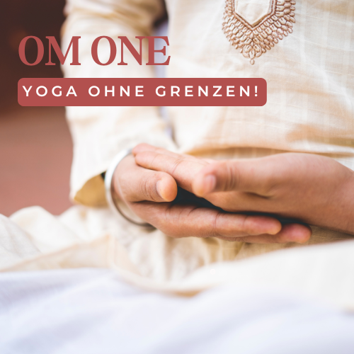 Om One - deine Mitgliedschaft Om One Bild von der 12 monatigen Mitgliedschaft. Slogan: Yoga ohne Grenzen!